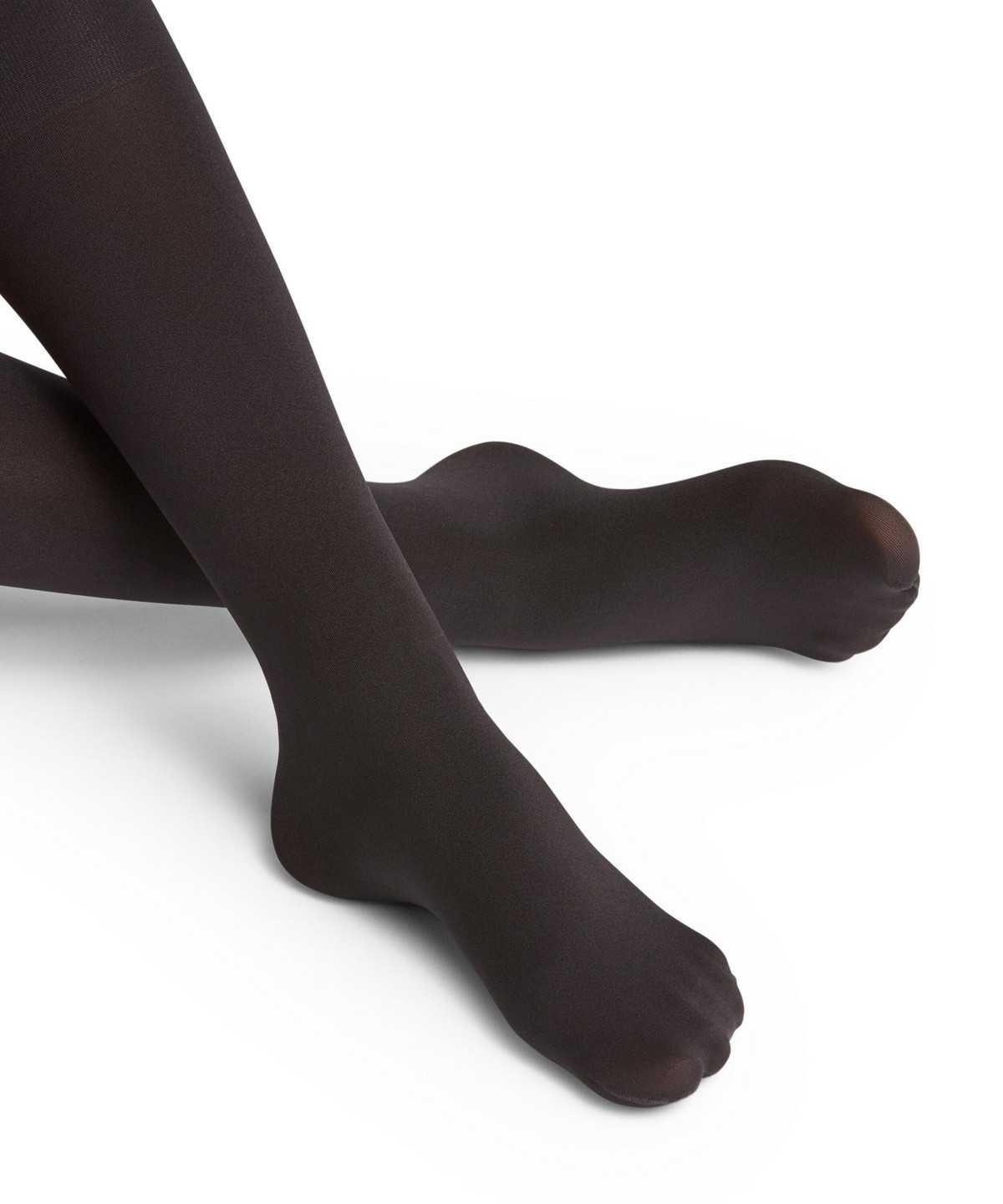 Falke Seidenglatt 40 DEN Knee-high Socks Sokken Dames Zwart | NIP-439210