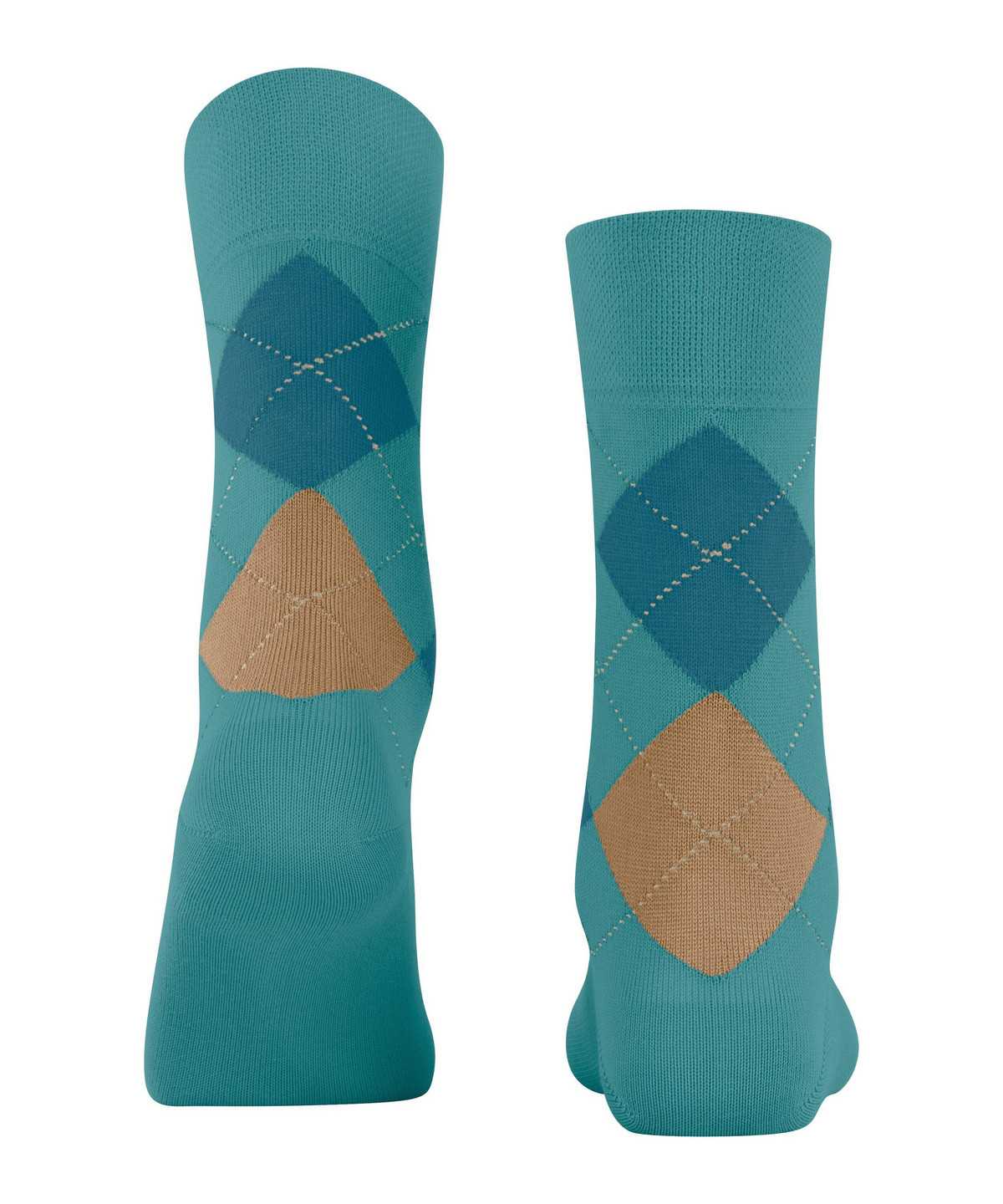 Falke Sensitive Argyle Socks Sokken Dames Blauw | CKY-498172