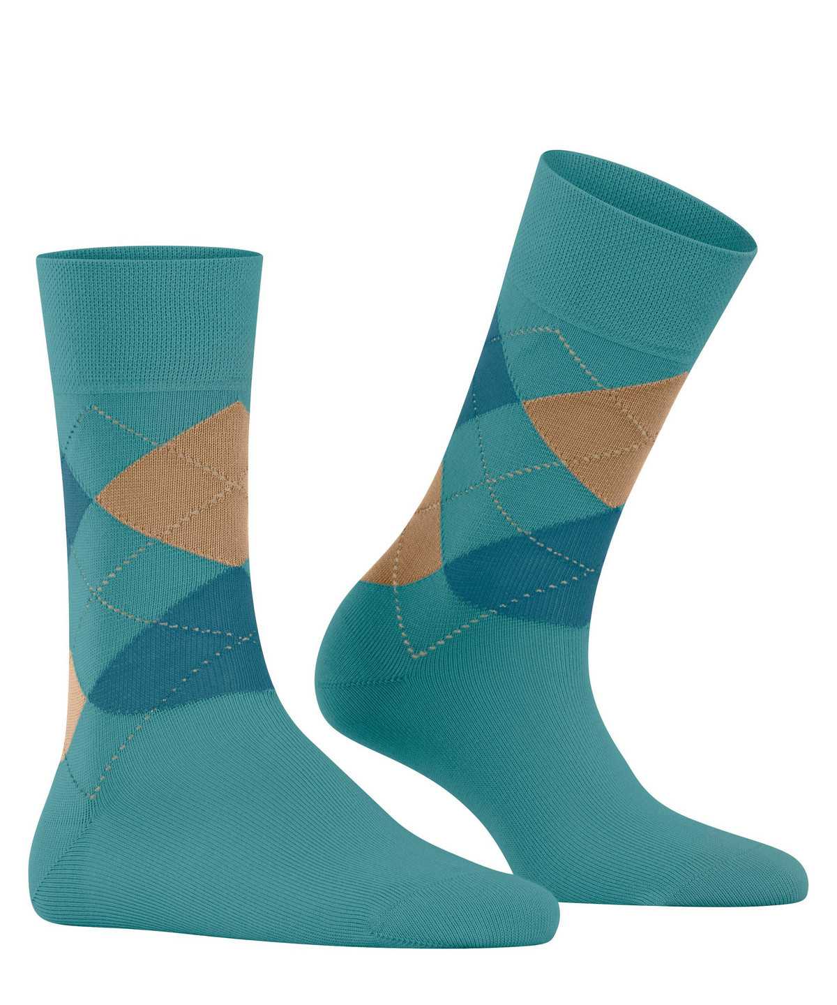 Falke Sensitive Argyle Socks Sokken Dames Blauw | CKY-498172