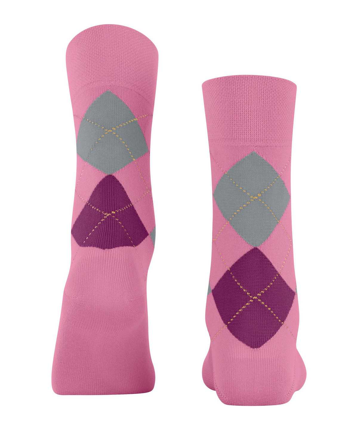 Falke Sensitive Argyle Socks Sokken Dames Rood | WXS-526841