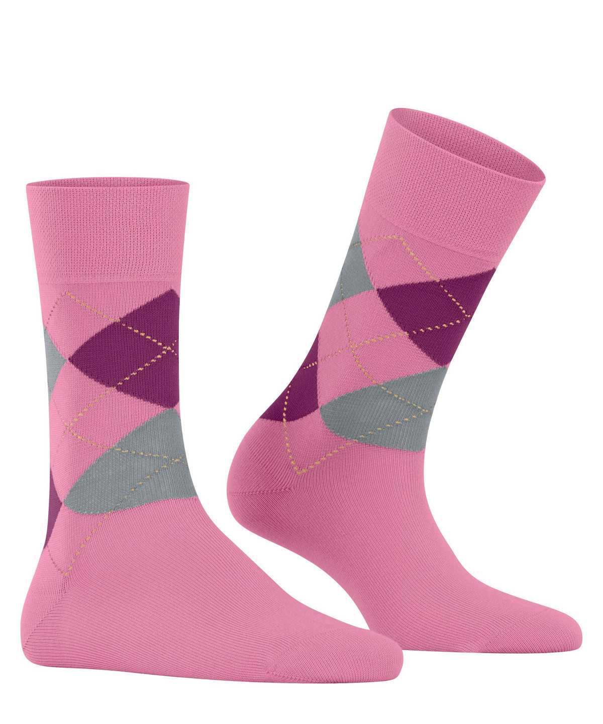 Falke Sensitive Argyle Socks Sokken Dames Rood | WXS-526841