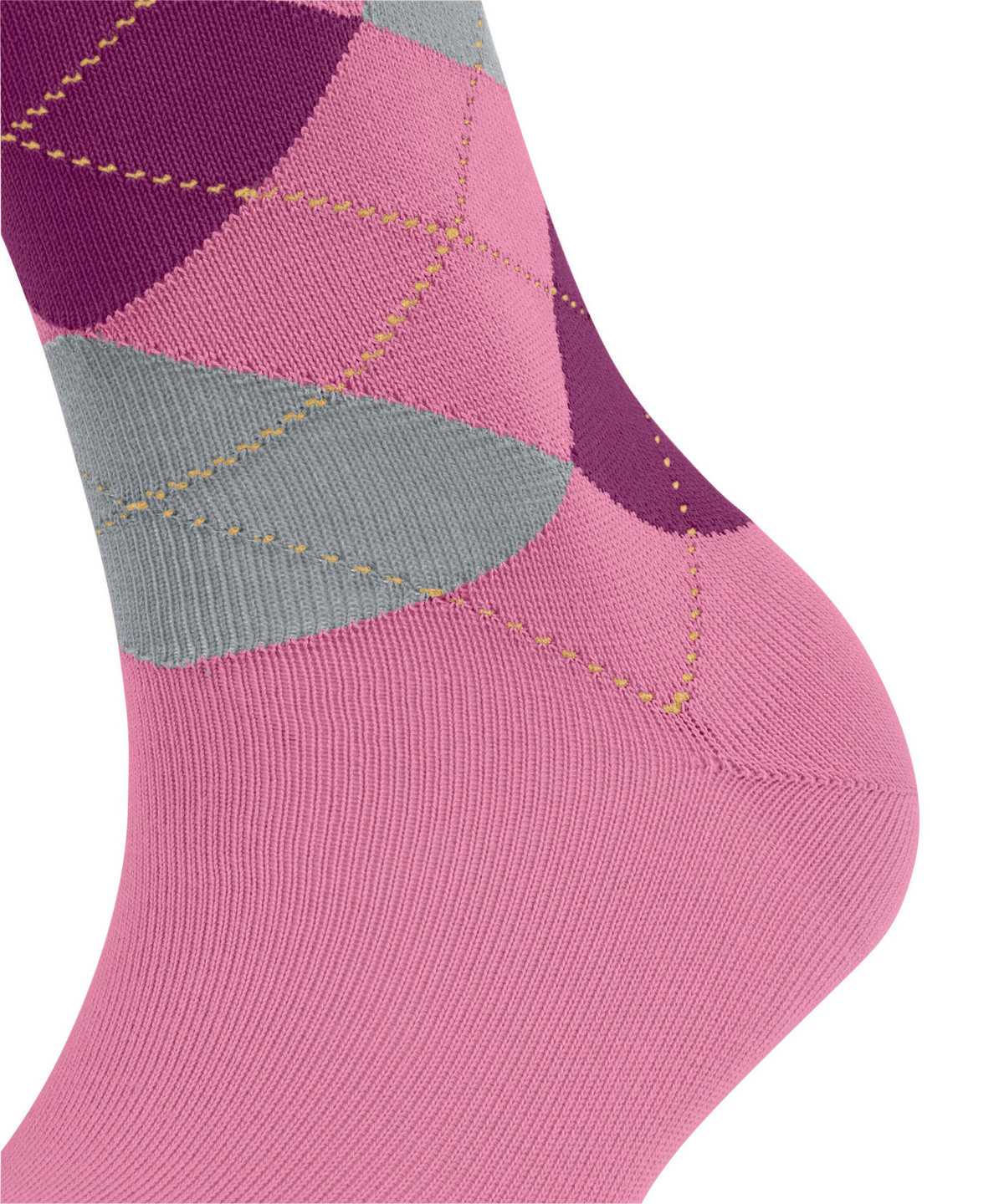 Falke Sensitive Argyle Socks Sokken Dames Rood | WXS-526841