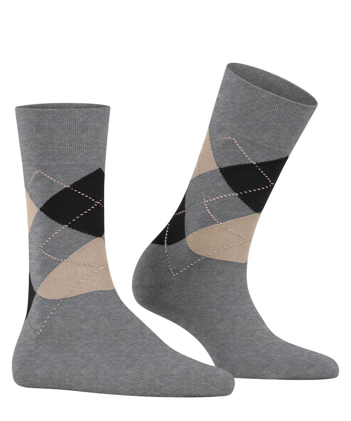 Falke Sensitive Argyle Socks Sokken Dames Grijs | CYE-253109