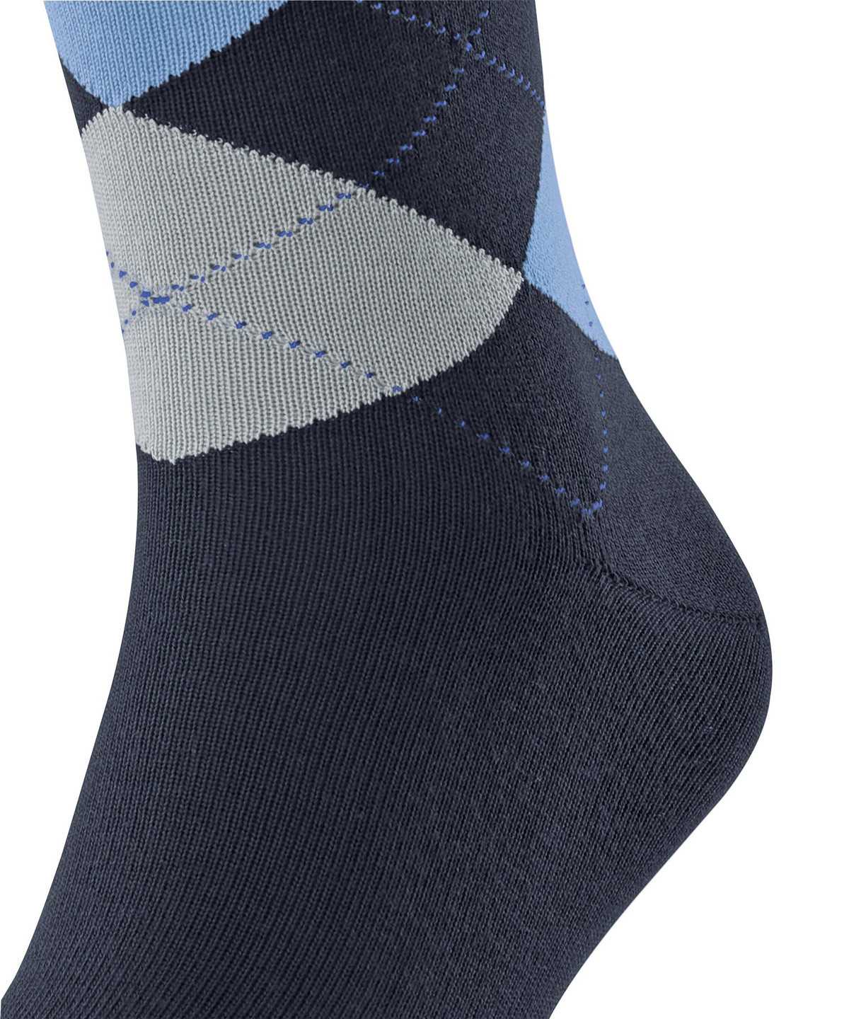 Falke Sensitive Argyle Socks Sokken Heren Blauw | YBN-943210