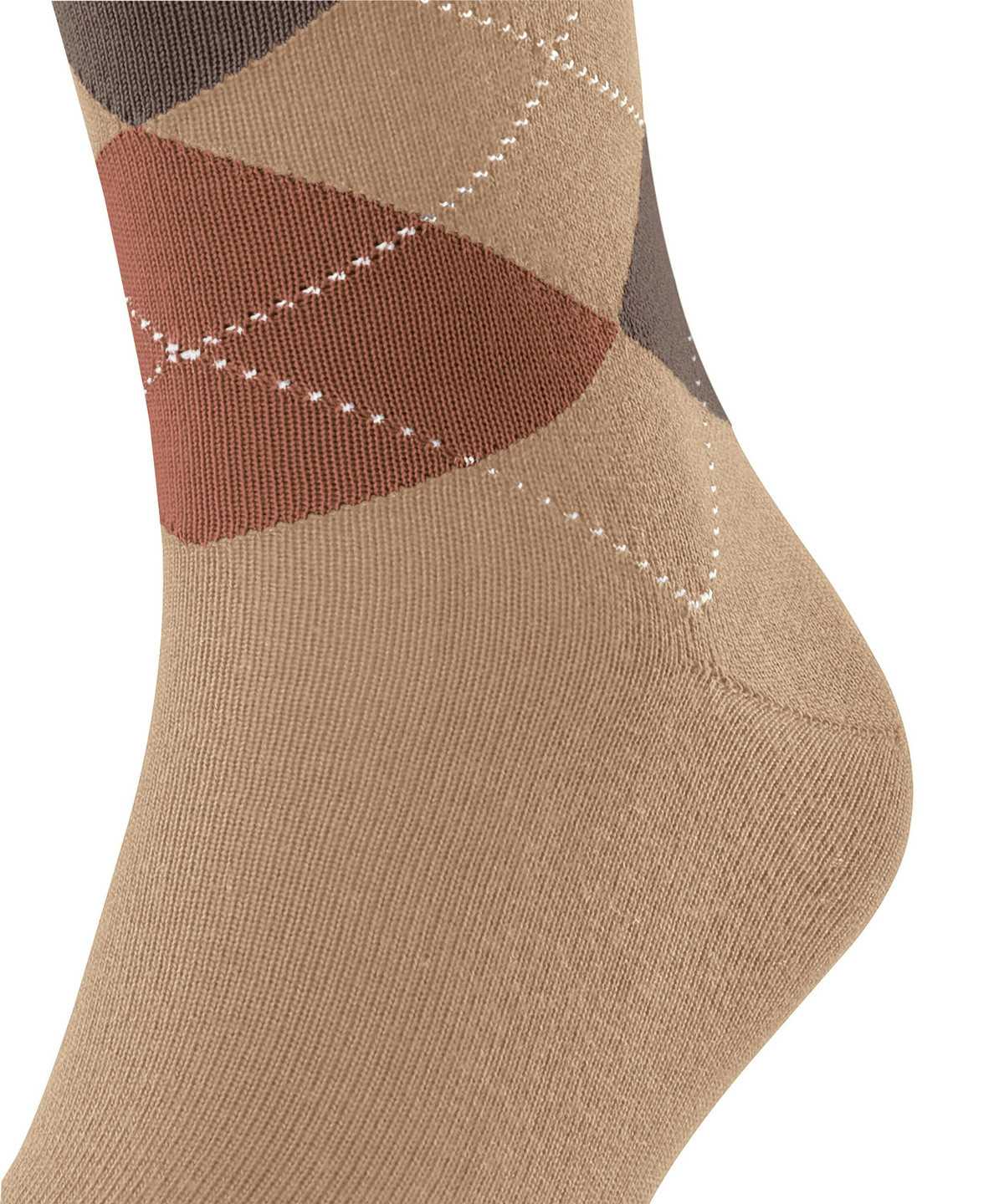 Falke Sensitive Argyle Socks Sokken Heren Beige | TYG-815604