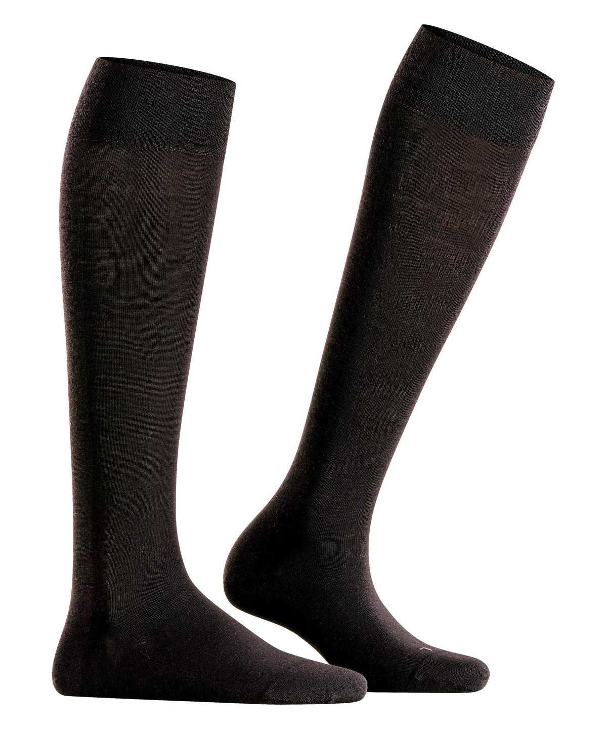 Falke Sensitive Berlin Knee-high Socks Sokken Dames Zwart | VPX-792156