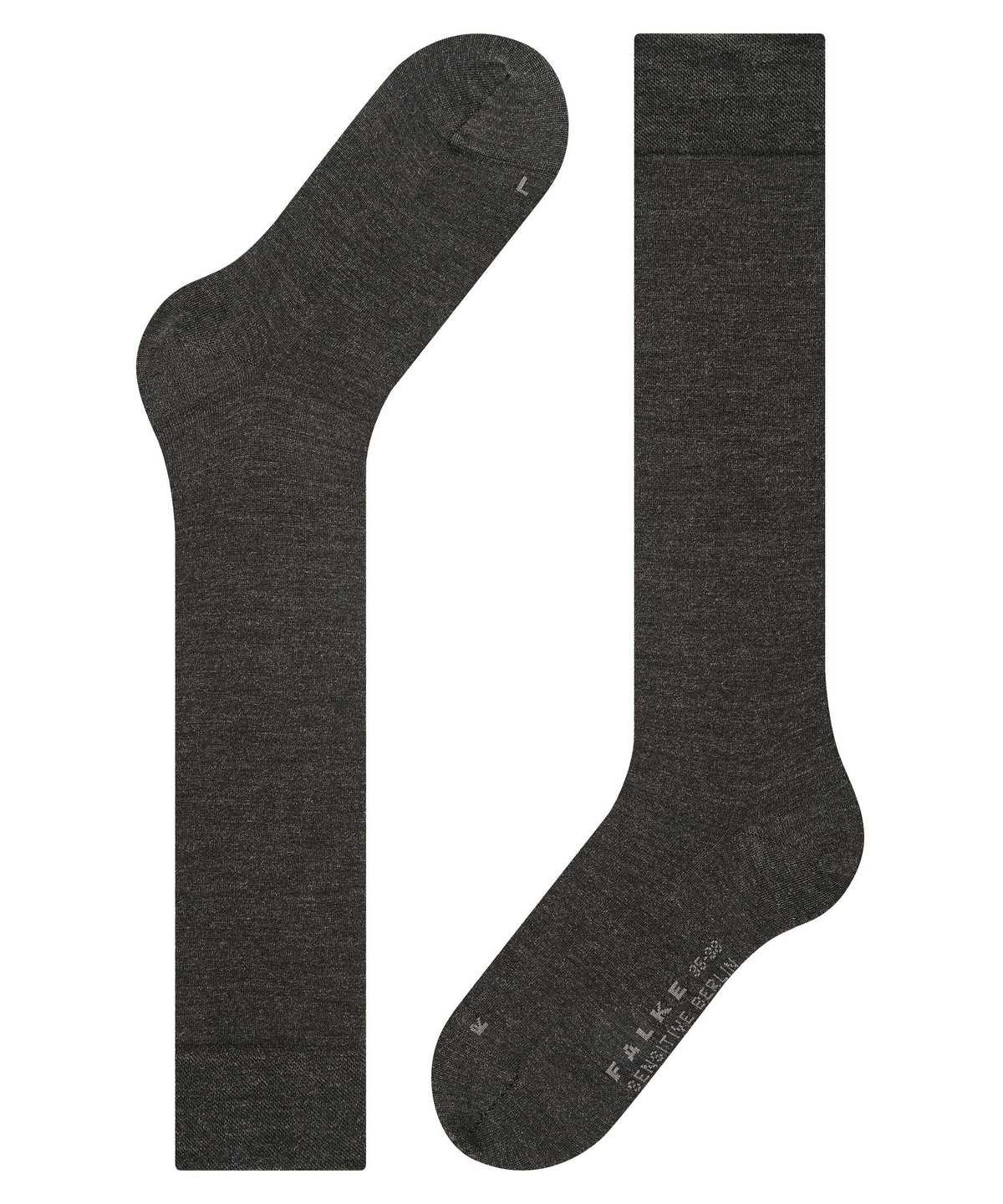 Falke Sensitive Berlin Knee-high Socks Sokken Dames Grijs | YFK-805913