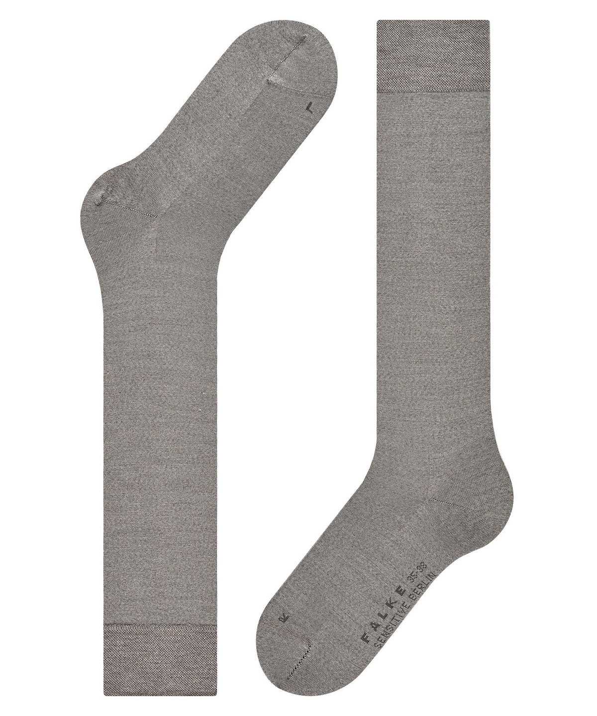 Falke Sensitive Berlin Knee-high Socks Sokken Dames Grijs | RXZ-358702