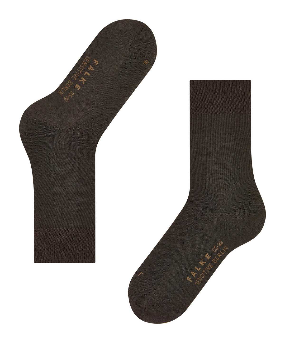 Falke Sensitive Berlin Socks Sokken Dames Bruin | UFZ-357198