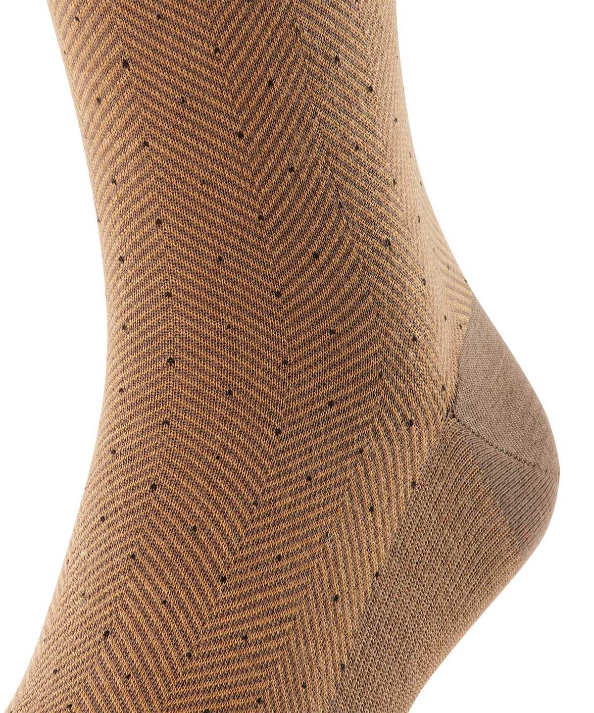 Falke Sensitive Herringbone Socks Sokken Heren Bruin | AQO-081347