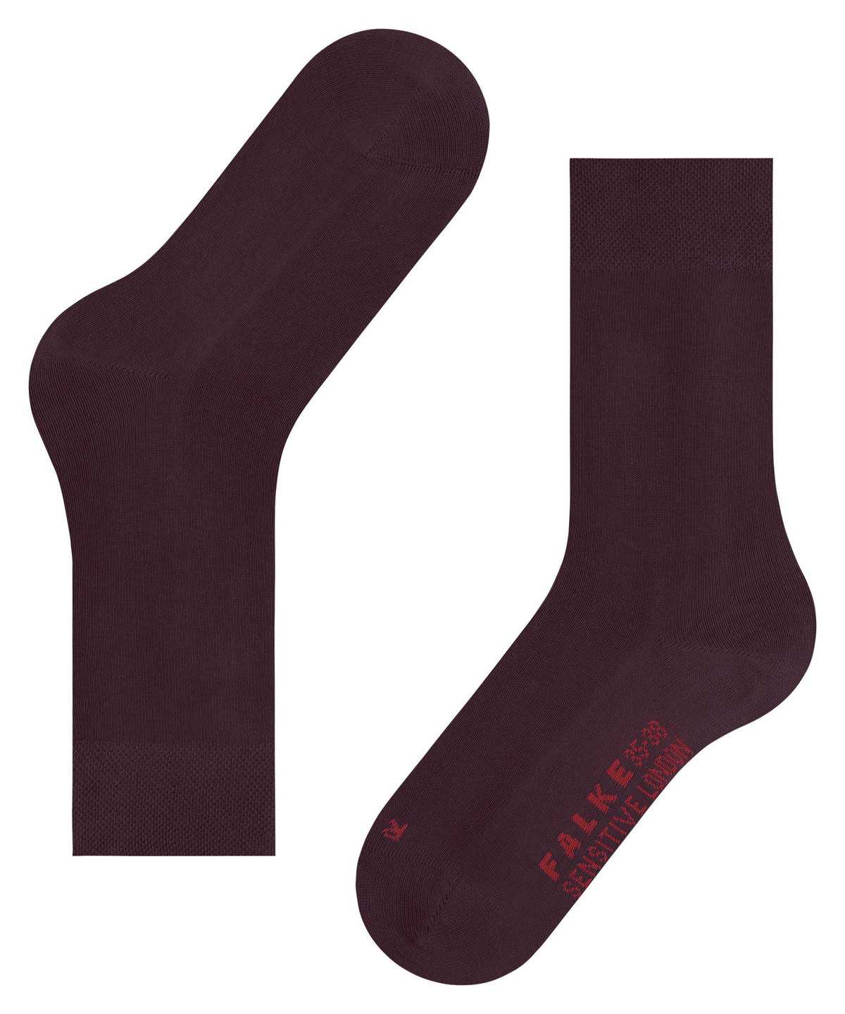 Falke Sensitive London Socks Sokken Dames Rood | FQX-629830