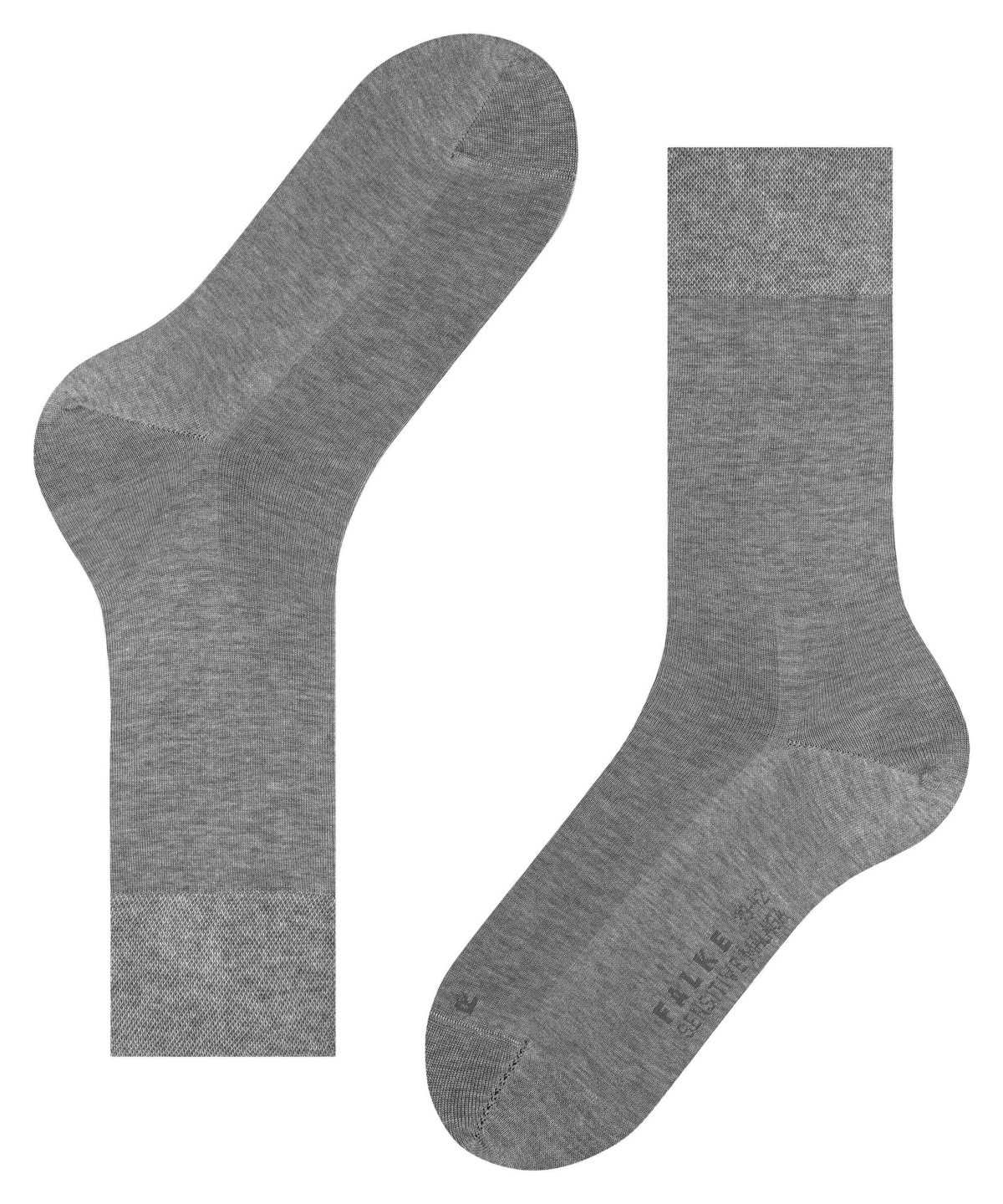 Falke Sensitive Malaga Socks Sokken Heren Grijs | TIF-580971