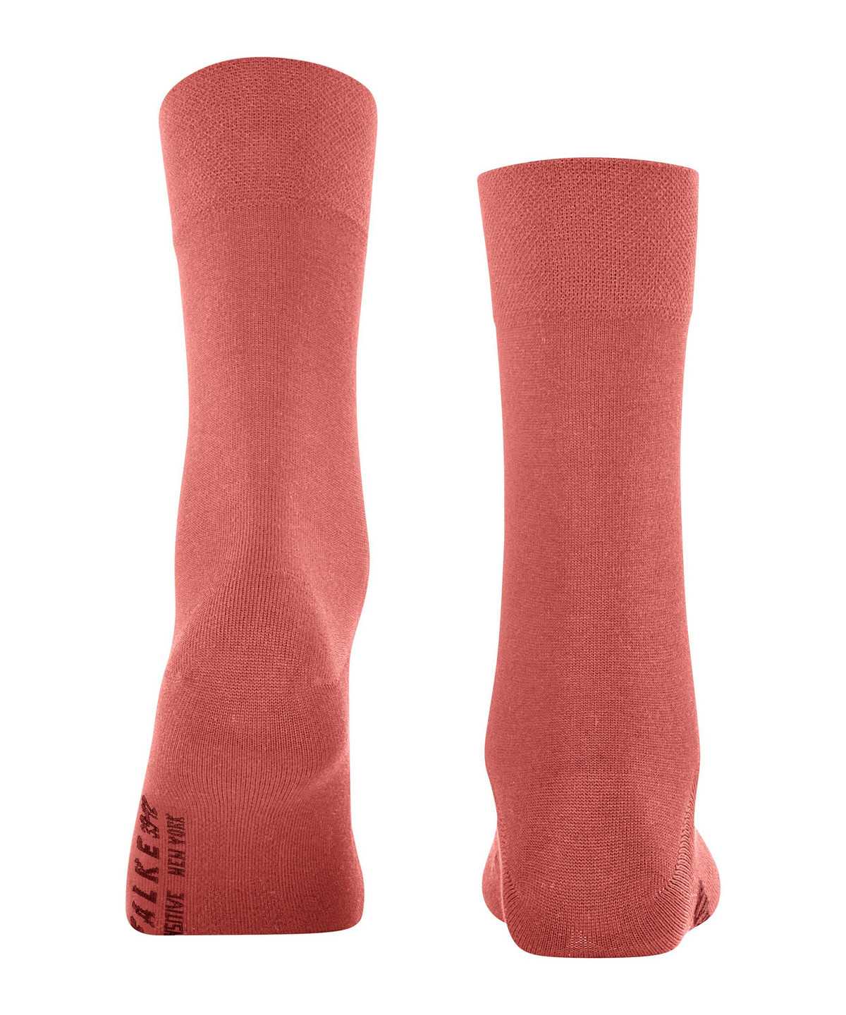 Falke Sensitive New York Socks Sokken Dames Rood | MFW-927631