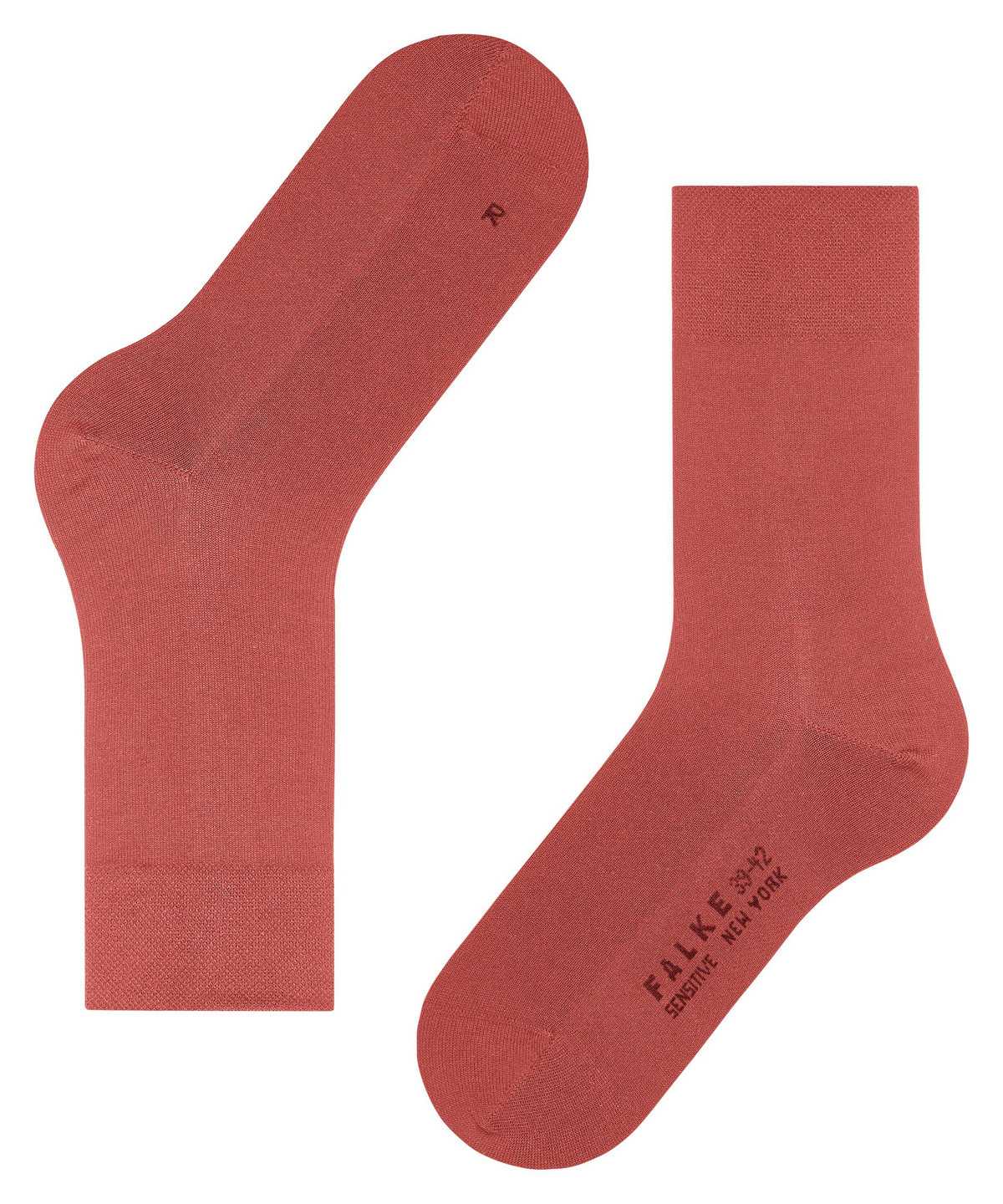 Falke Sensitive New York Socks Sokken Dames Rood | MFW-927631