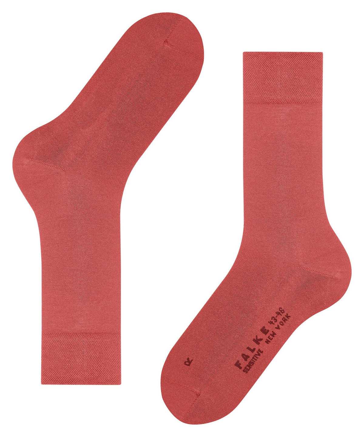 Falke Sensitive New York Socks Sokken Heren Rood | VHJ-821647