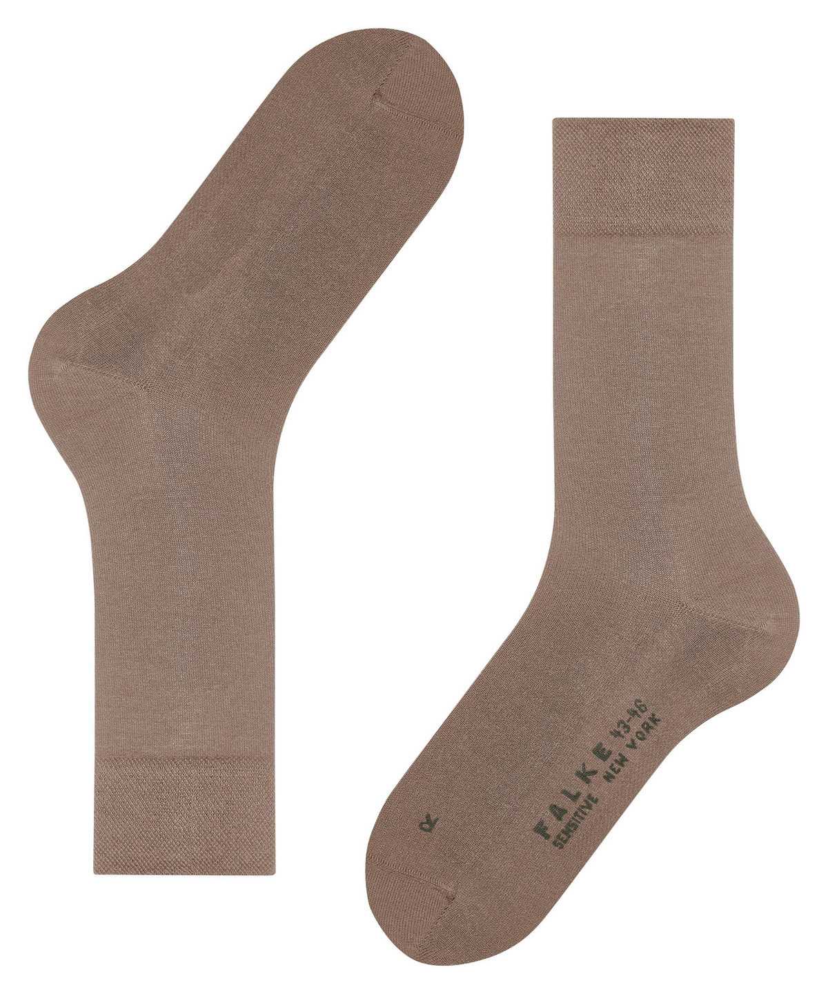 Falke Sensitive New York Socks Sokken Heren Bruin | IFT-486392