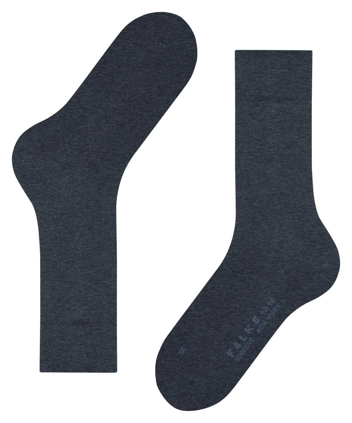 Falke Sensitive New York Socks Sokken Heren Blauw | BHF-295084