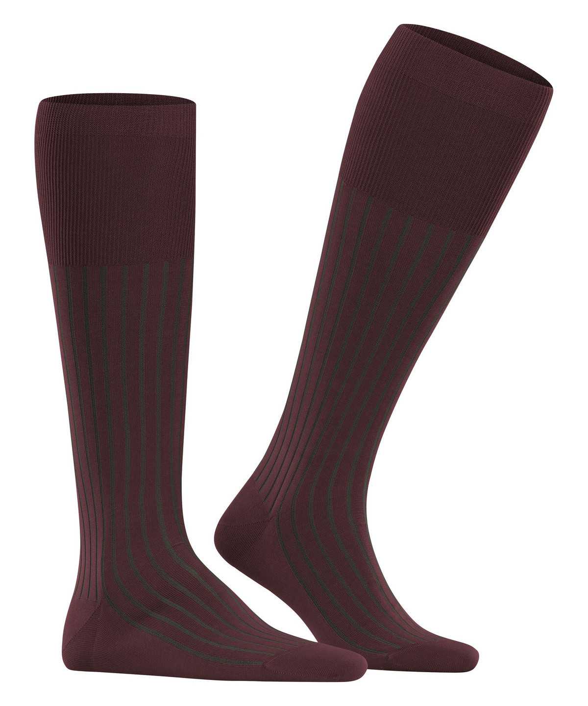 Falke Shadow Knee-high Socks Sokken Heren Rood | VYS-068324