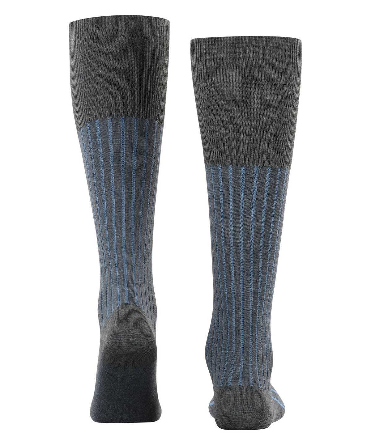 Falke Shadow Knee-high Socks Sokken Heren Grijs | TMN-591283