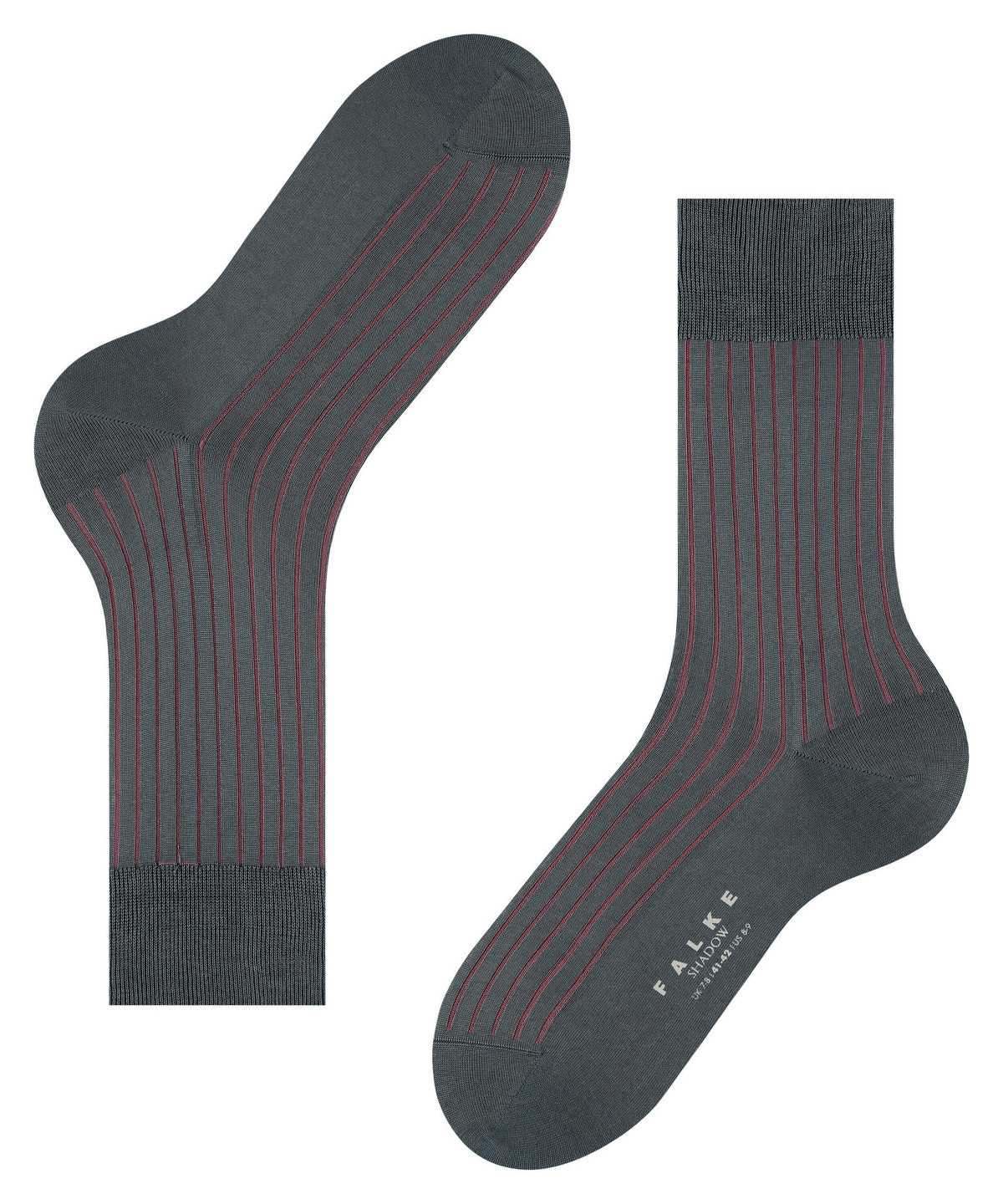 Falke Shadow Socks Sokken Heren Grijs | INA-173586