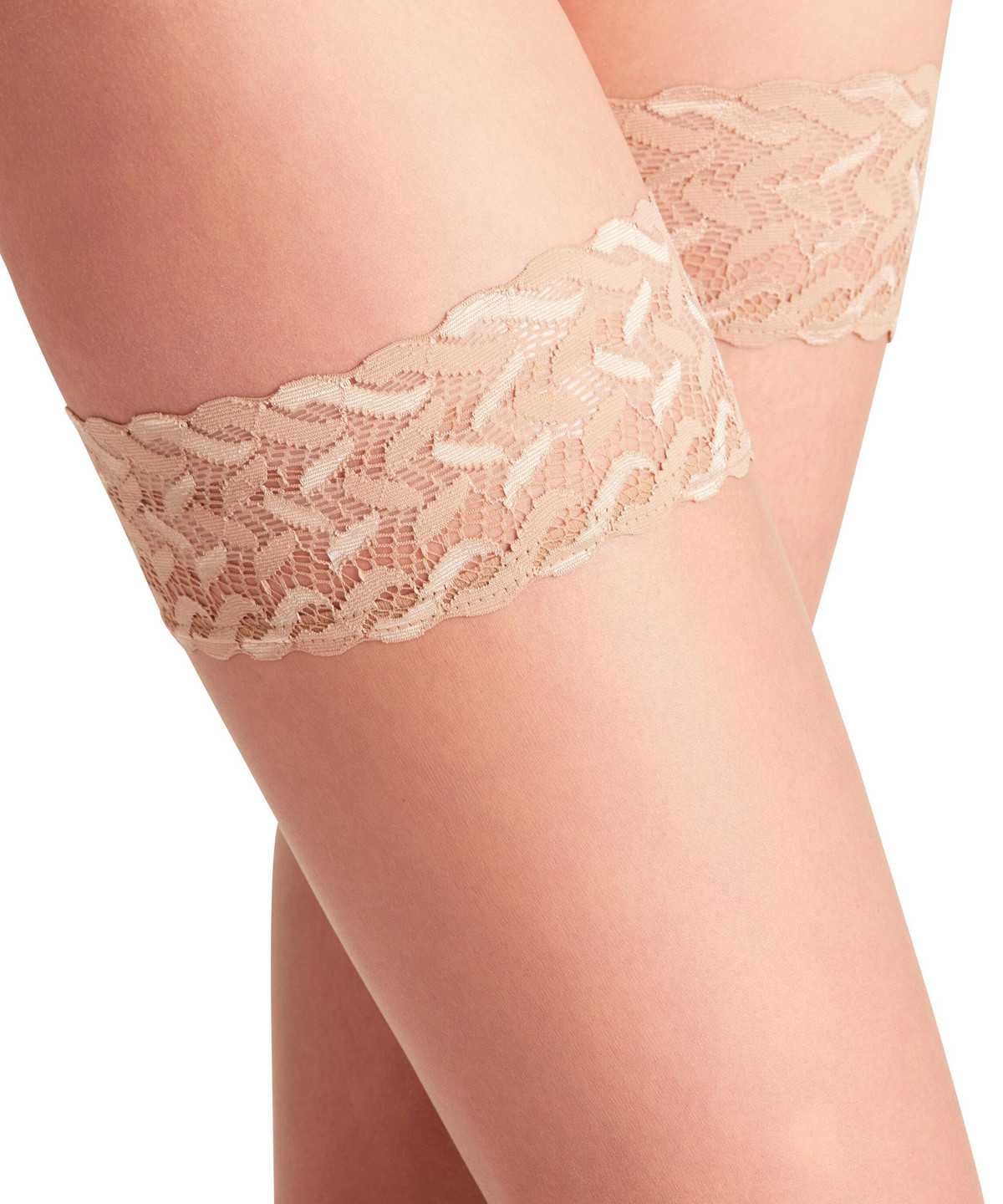 Falke Shelina 12 DEN Stay-ups Thigh Highs Dames Beige | QZW-256498