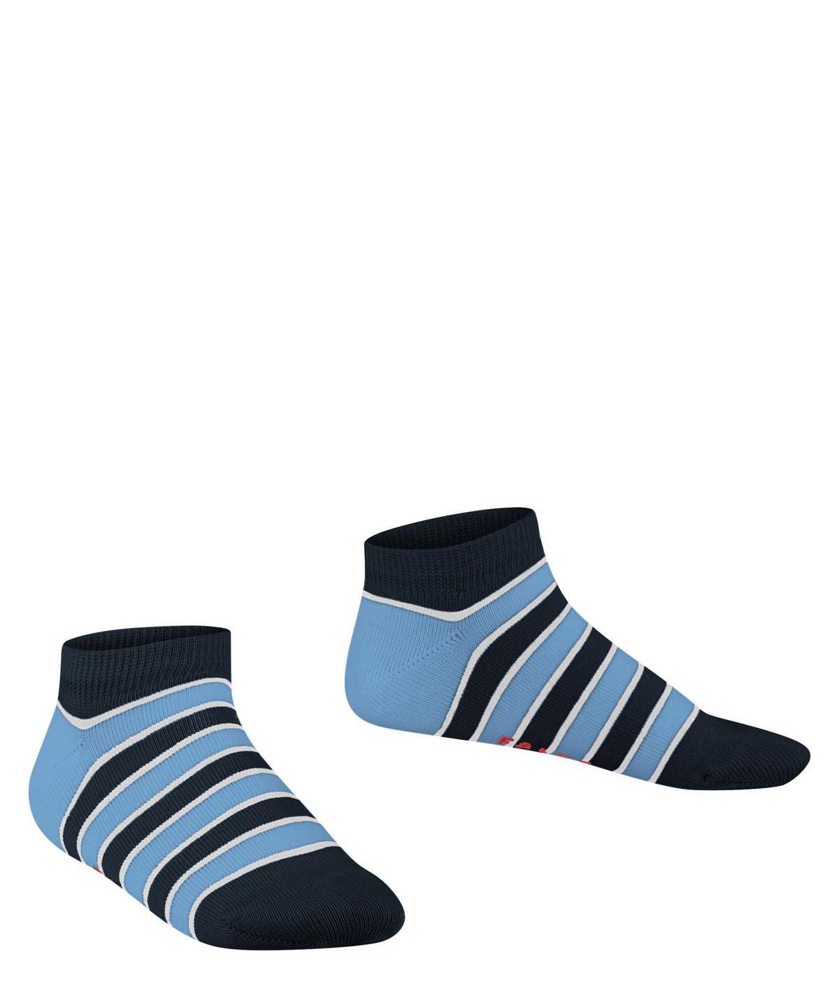 Falke Simple Stripes Sneaker socks Sokken Kinderen Blauw | DZK-524819