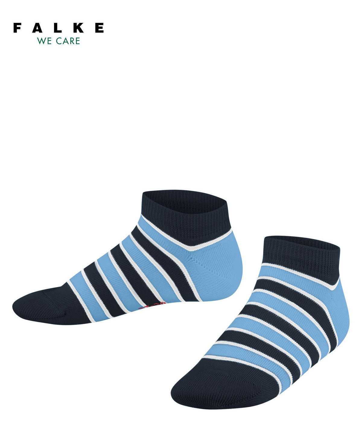 Falke Simple Stripes Sneaker socks Sokken Kinderen Blauw | DZK-524819