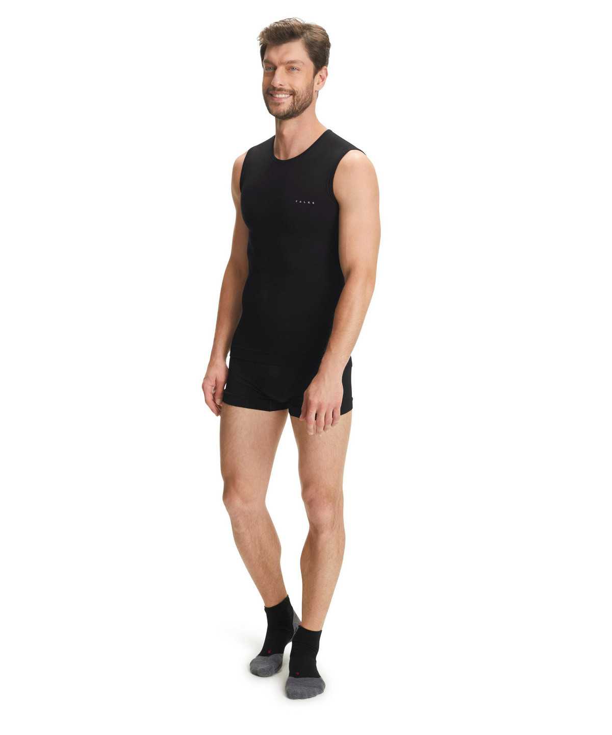 Falke Singlet Warm Functional Underwear Heren Zwart | DBT-792816