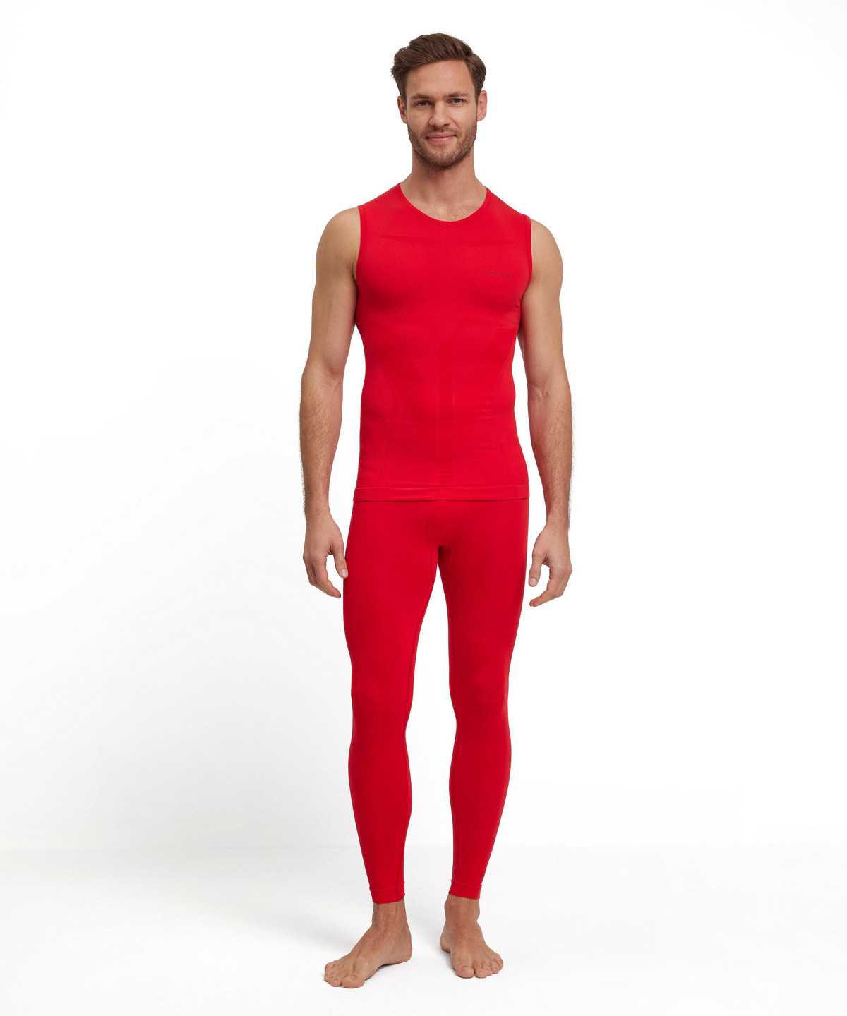 Falke Singlet Warm Functional Underwear Heren Rood | WCP-031745