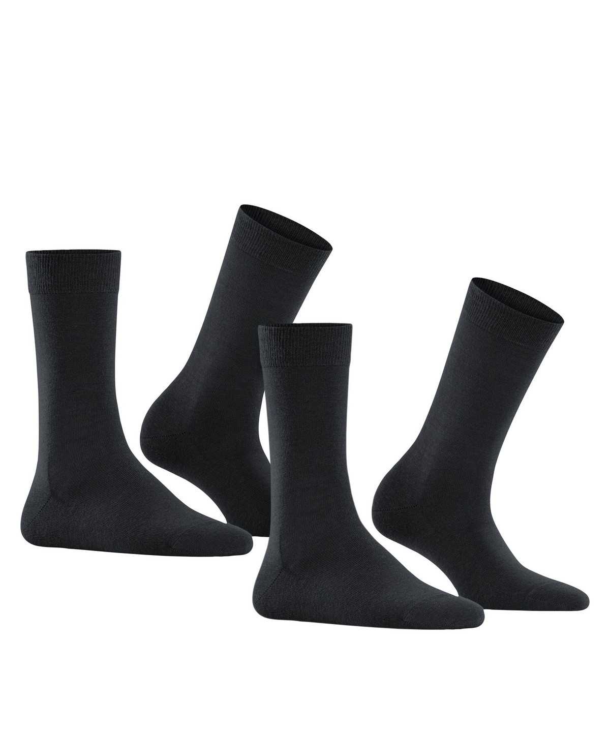 Falke Softmerino 2-Pack Socks Sokken Dames Grijs | YOC-327416