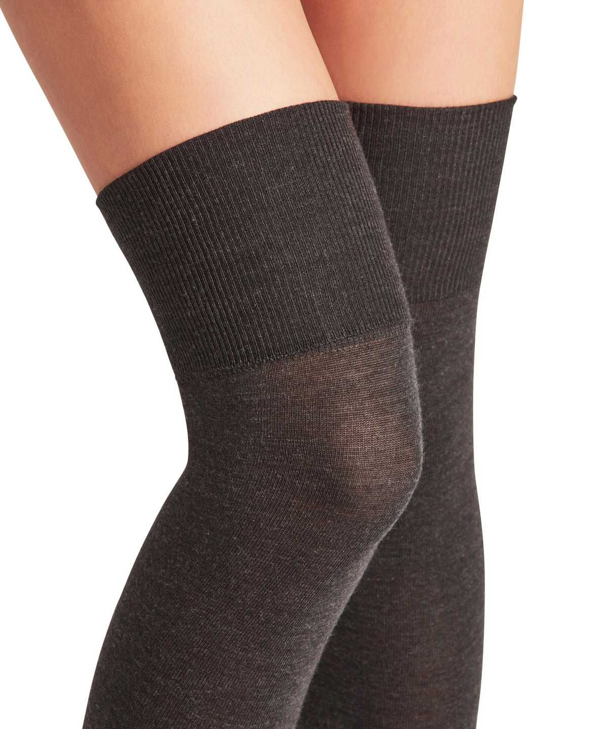 Falke Softmerino Overknees Knee high Socks Dames Grijs | AXJ-439015