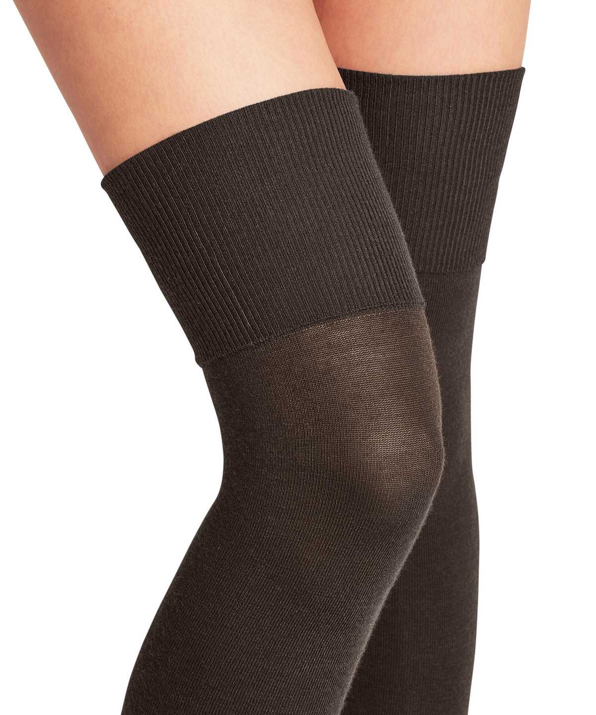 Falke Softmerino Overknees Knee high Socks Dames Bruin | MLS-653821