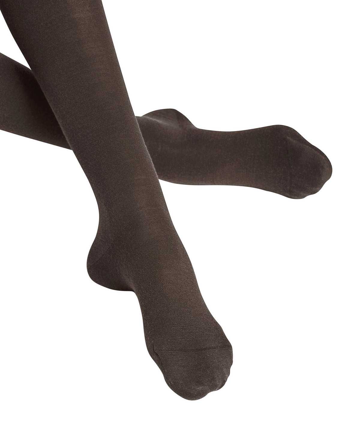 Falke Softmerino Overknees Knee high Socks Dames Bruin | MLS-653821