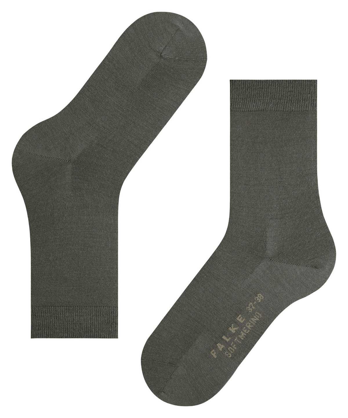 Falke Softmerino Socks Sokken Dames Groen | JLI-281596