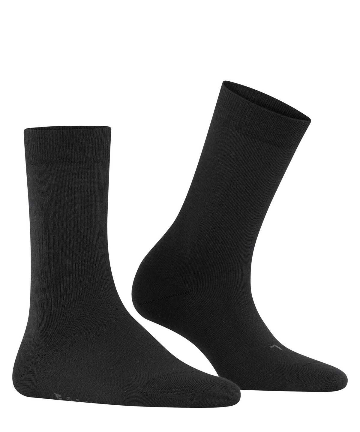 Falke Stabilizing Wool Everyday Socks Sokken Dames Zwart | TVA-478093