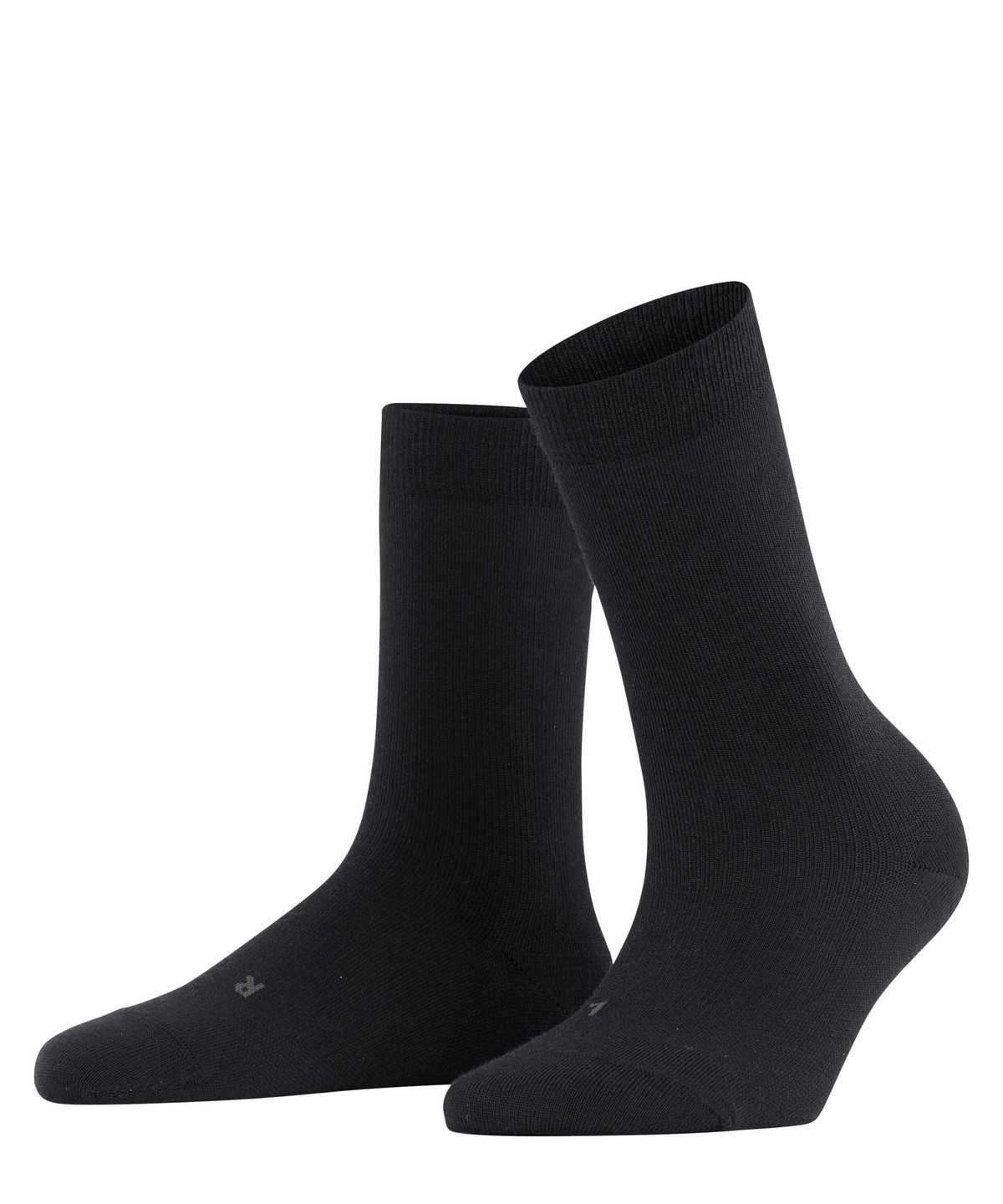 Falke Stabilizing Wool Everyday Socks Sokken Dames Zwart | TVA-478093