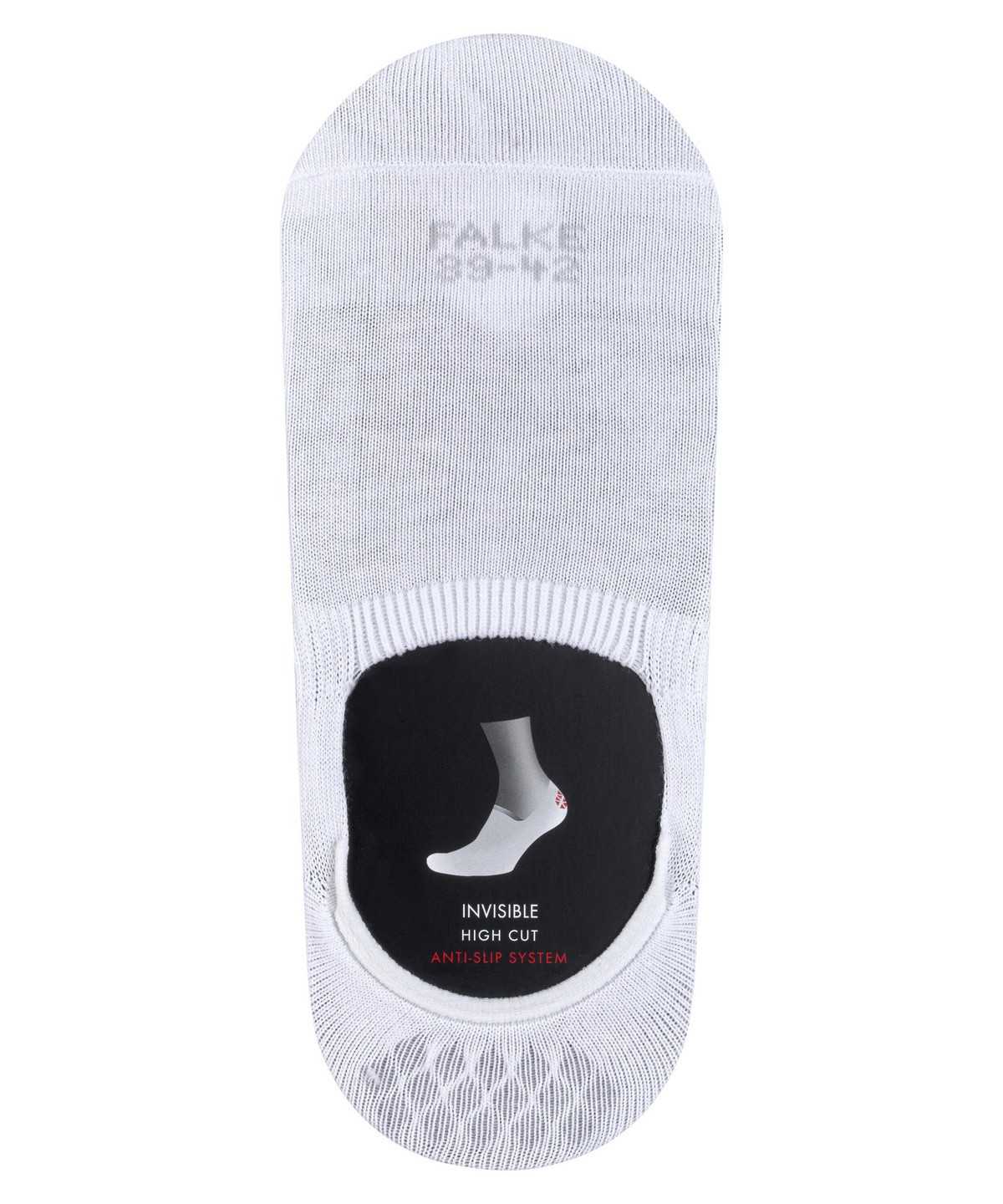 Falke Step High Cut Invisibles No Show Socks Heren Wit | GWB-534916