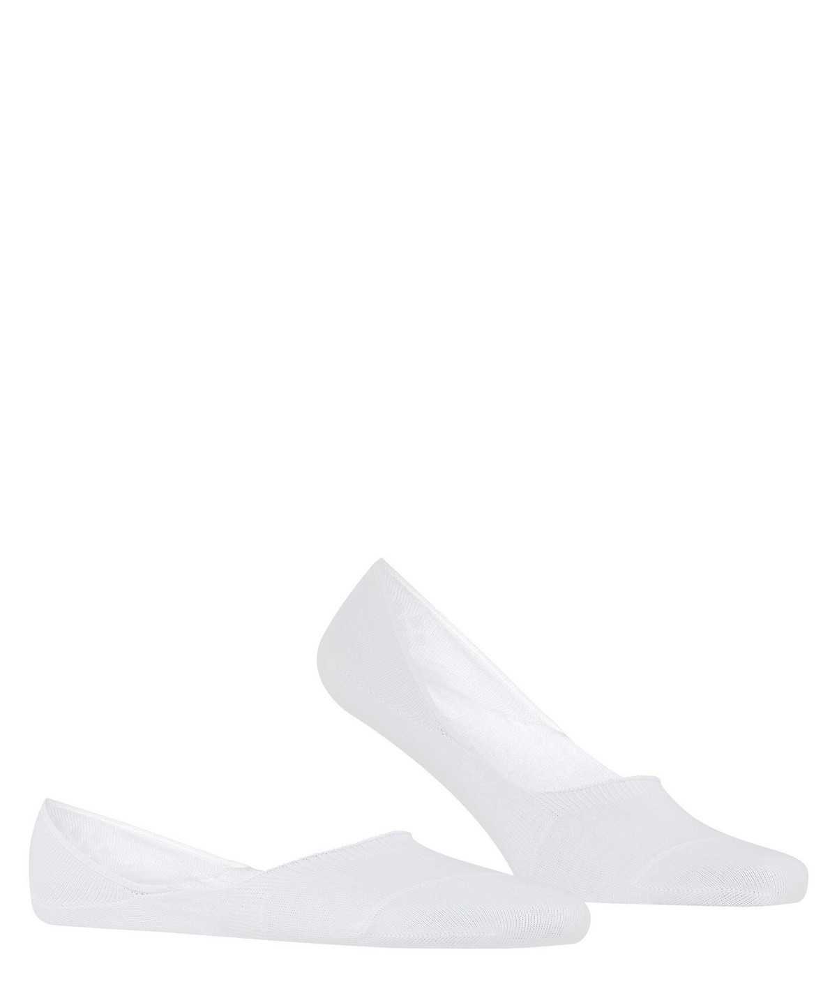 Falke Step Medium Cut Box Invisibles No Show Socks Heren Wit | VCA-823401