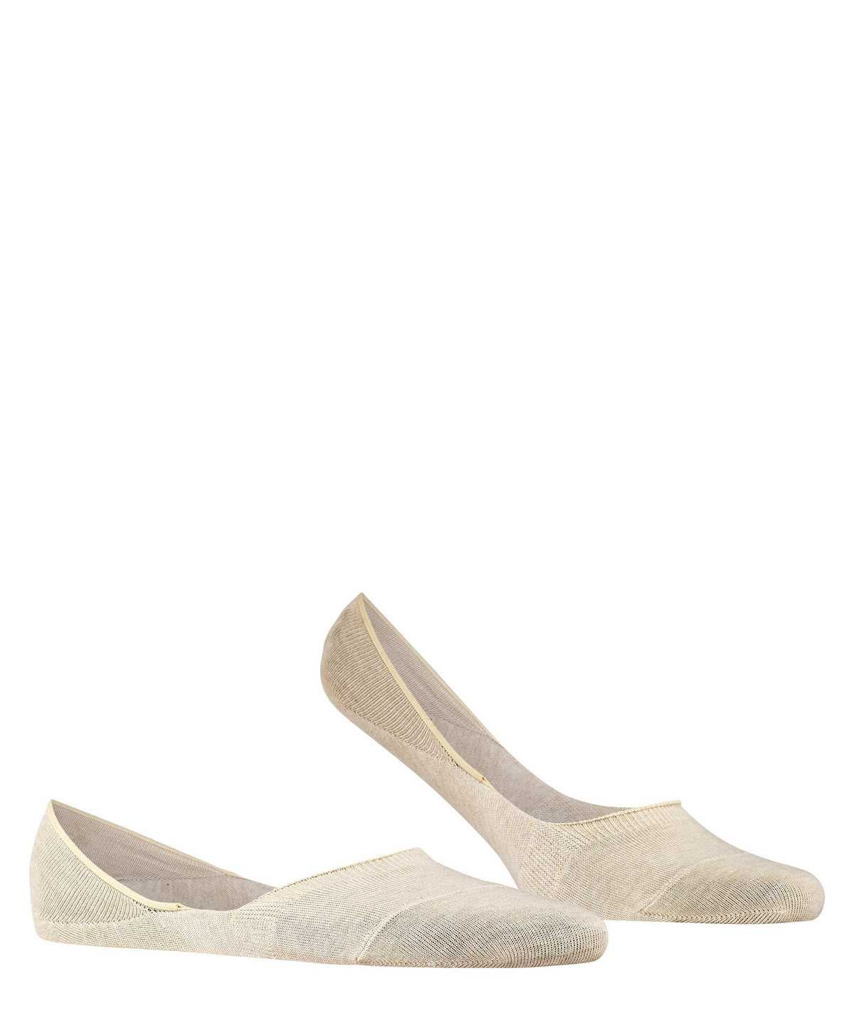 Falke Step Medium Cut Box Invisibles No Show Socks Heren Beige | YNG-563017