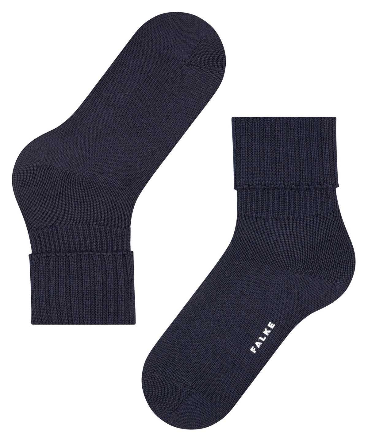 Falke Striggings Rib Boot socks Sokken Dames Blauw | WYZ-892034