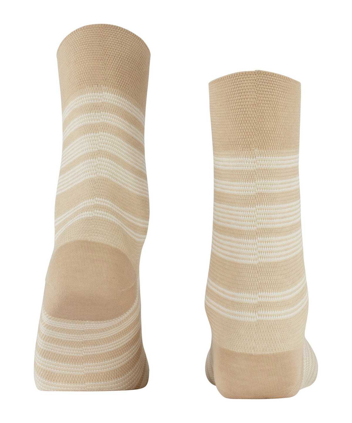 Falke Sunset Stripe Socks Sokken Dames Beige | CAY-931507