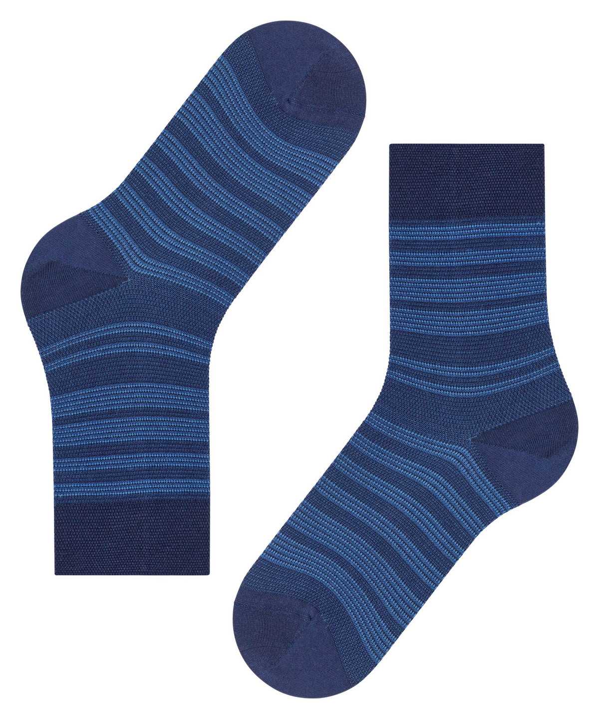 Falke Sunset Stripe Socks Sokken Dames Blauw | LIB-105964