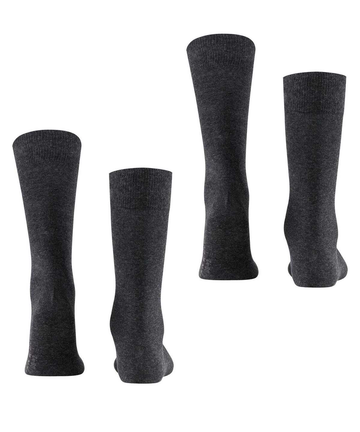 Falke Swing 2-Pack Socks Sokken Heren Grijs | QYA-014675