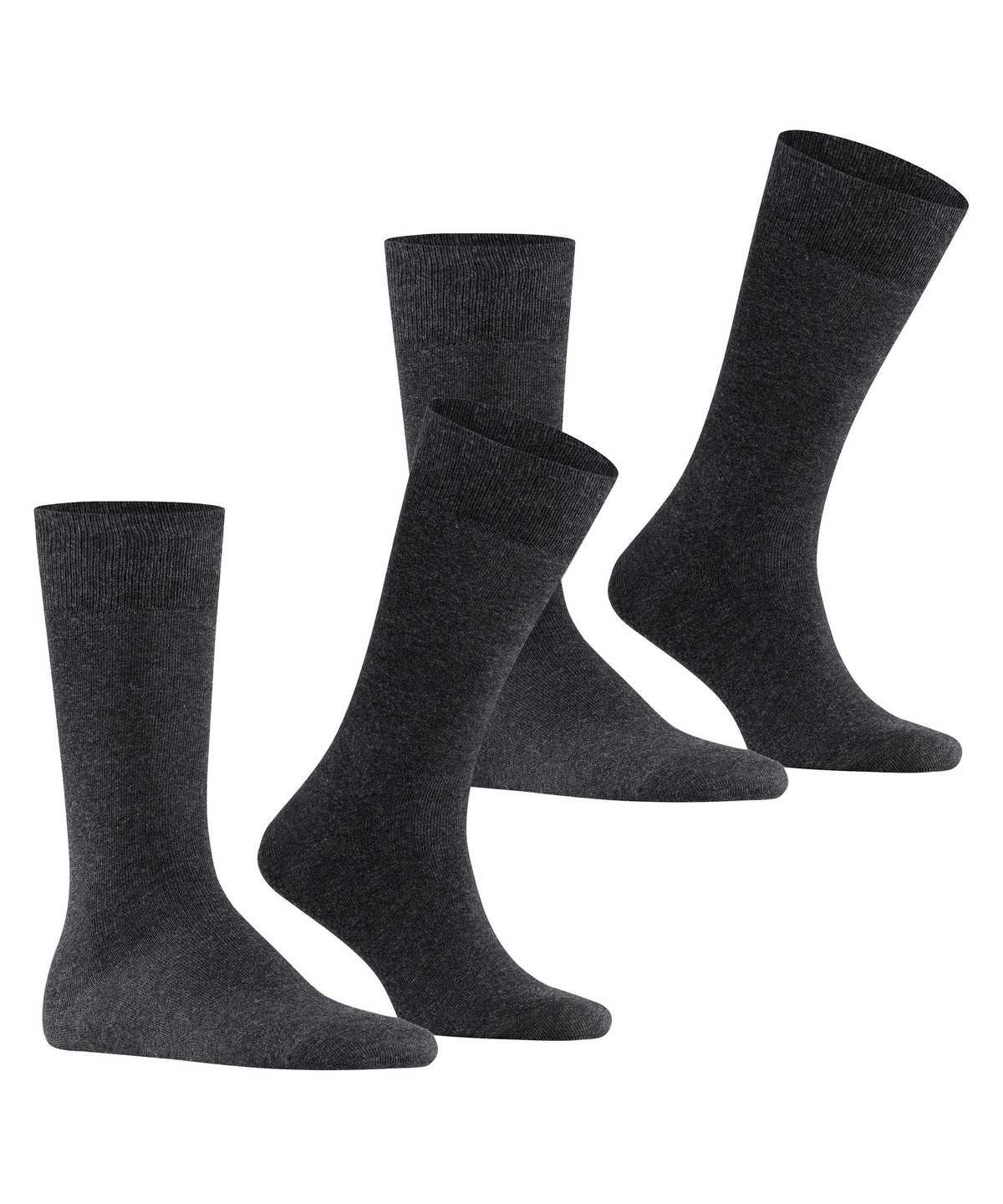 Falke Swing 2-Pack Socks Sokken Heren Grijs | QYA-014675