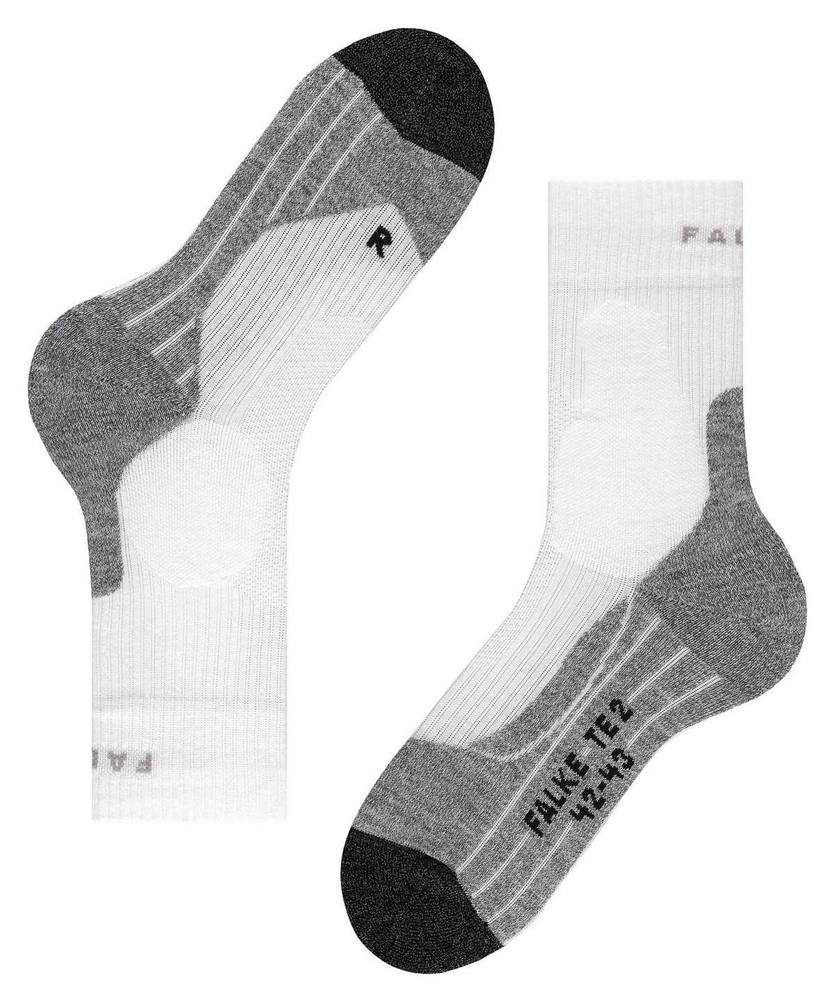 Falke TE2 Tennis Socks Sokken Heren Wit | KHW-274309