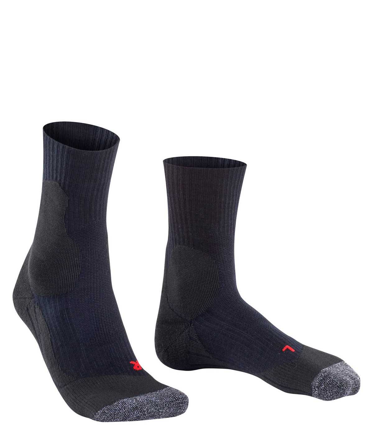 Falke TE2 Tennis Socks Sokken Heren Zwart | EVR-629704