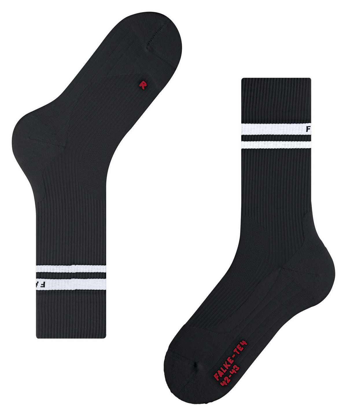 Falke TE4 Classic Tennis Socks Sports Socks Dames Zwart | HAM-796483