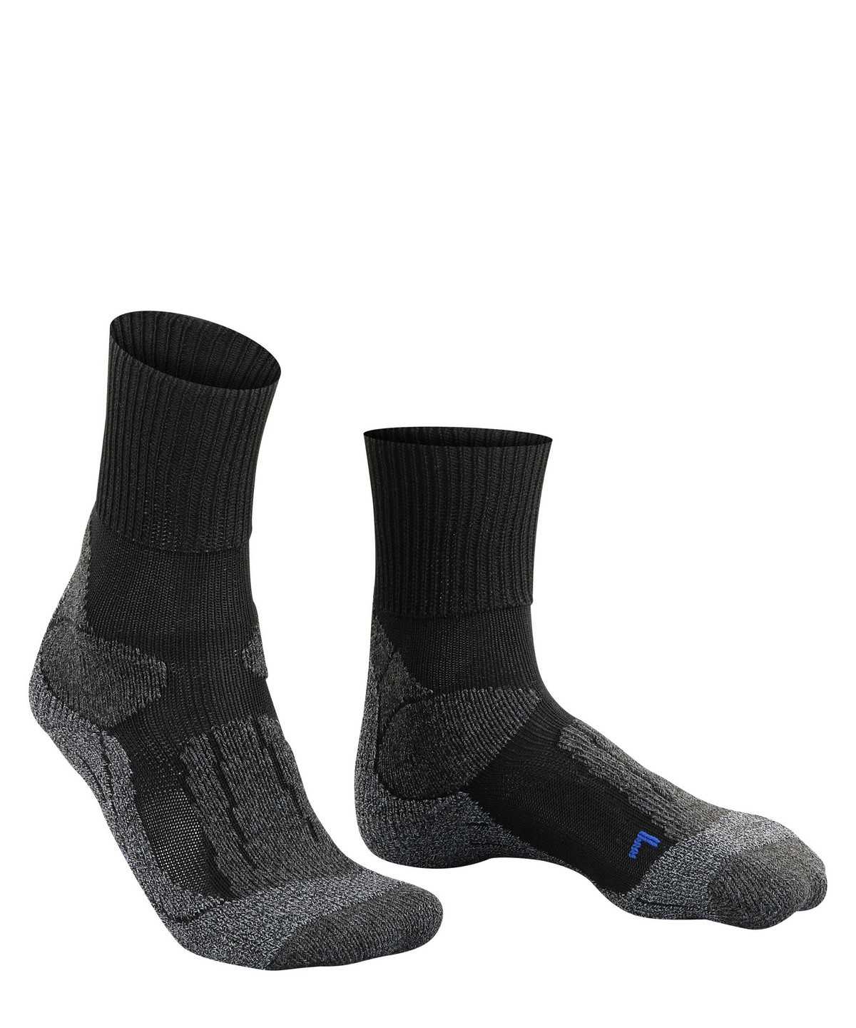 Falke TK1 Adventure Cool Trekking Socks Sports Socks Dames Zwart | BWI-837691