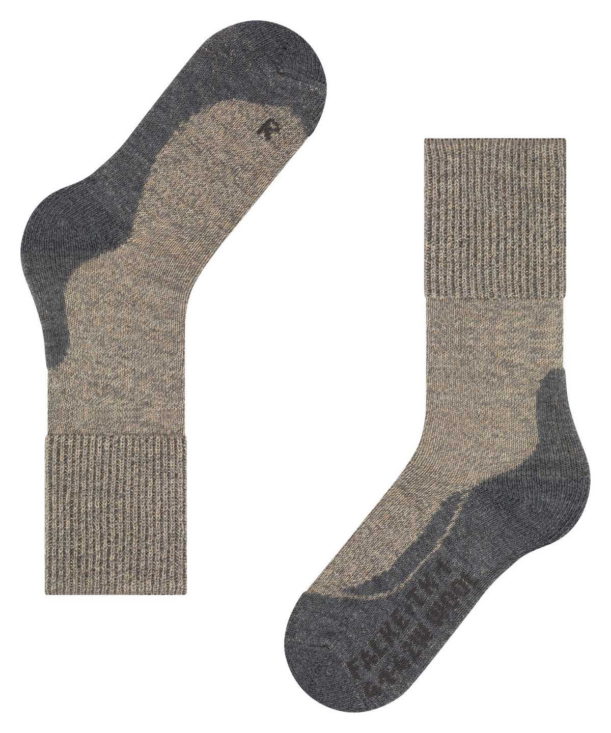 Falke TK1 Adventure Wool Trekking Socks Sokken Heren Beige | BVX-479135