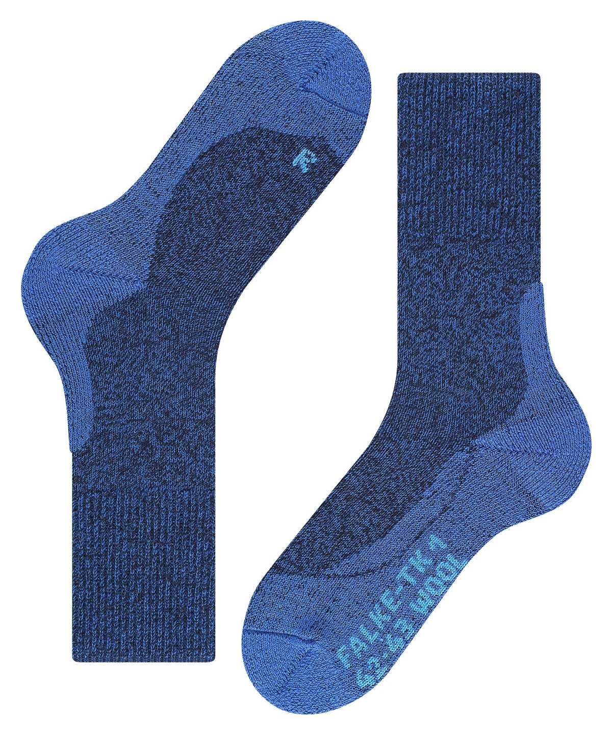 Falke TK1 Adventure Wool Trekking Socks Sokken Heren Blauw | TEN-864531